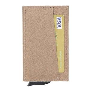 Porte-cartes pop-up en cuir Torres