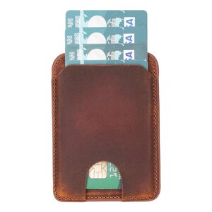 Porte-cartes magnétique en cuir MagFit