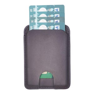Porte-cartes magnétique en cuir MagFit