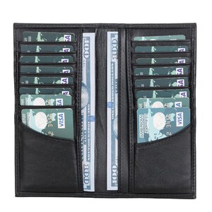Cartera unisex de cuero Benjamin