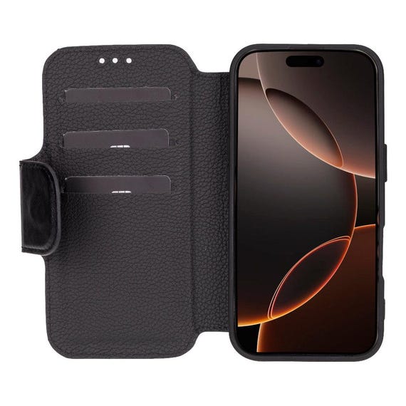Firenze iPhone 16 Pro Leather Folio Case - Etsy