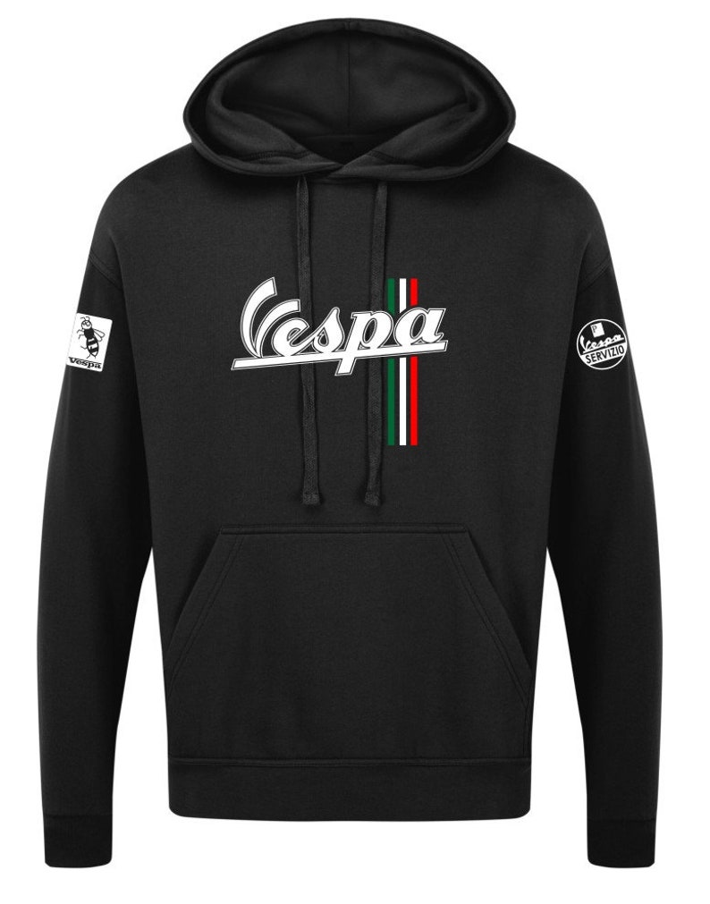 Vespa servizio mod scooter club unisex hobbies riders quality top Unisex Hoodie Hoodies Mens Woman Unisex Hooded Jumper XS XXXXXL Black