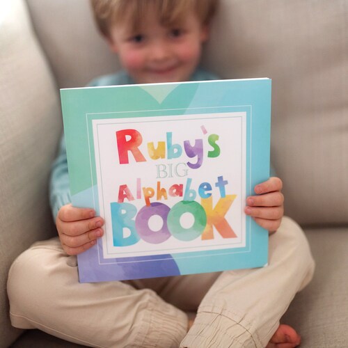 Personalised Alphabet Book First Birthday Gift Christening Etsy