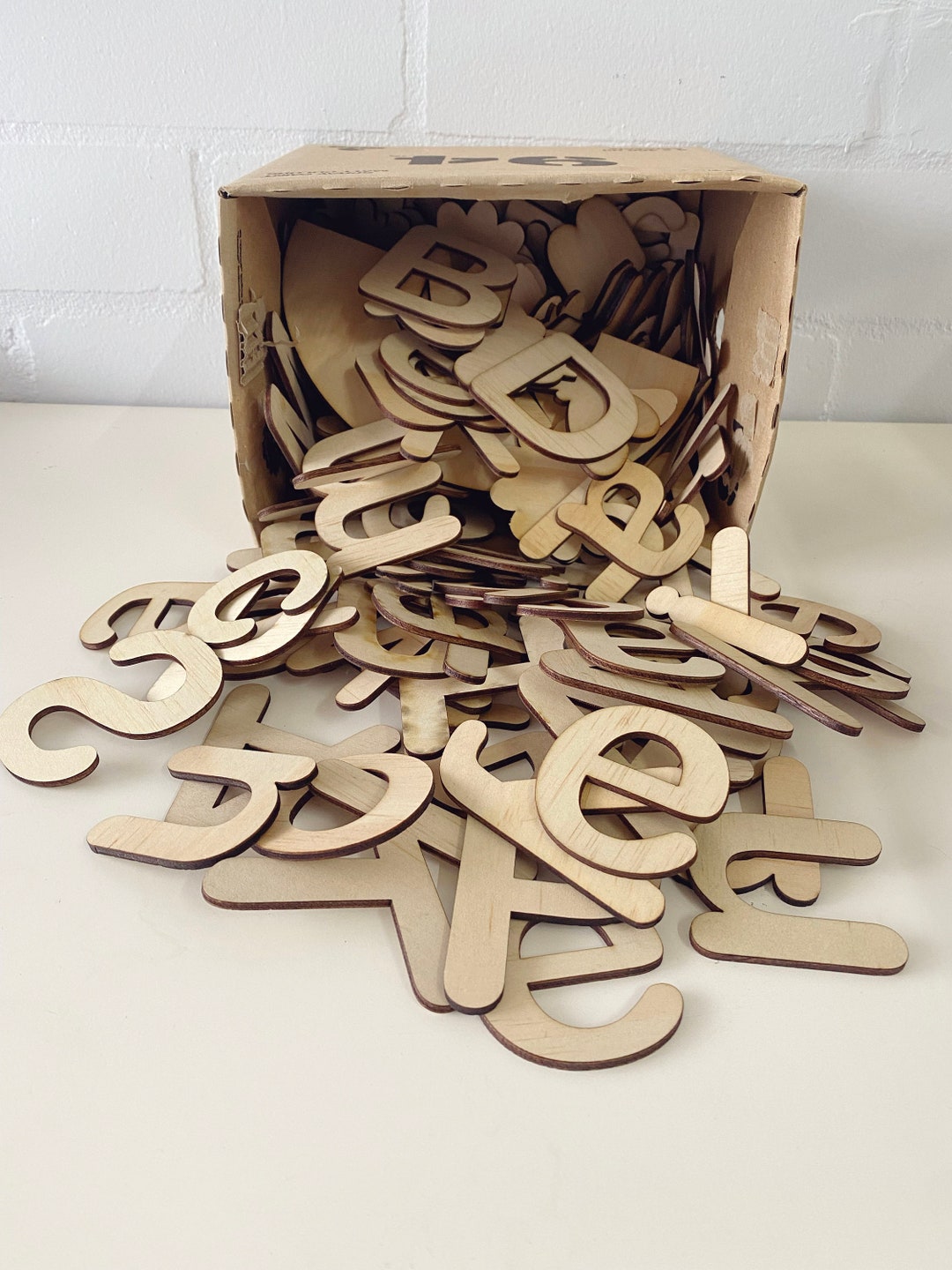 Laser off Cuts, Letters, Capital Letters, Lower Case Letters, Laser Blanks, DIY, Craft, Kids