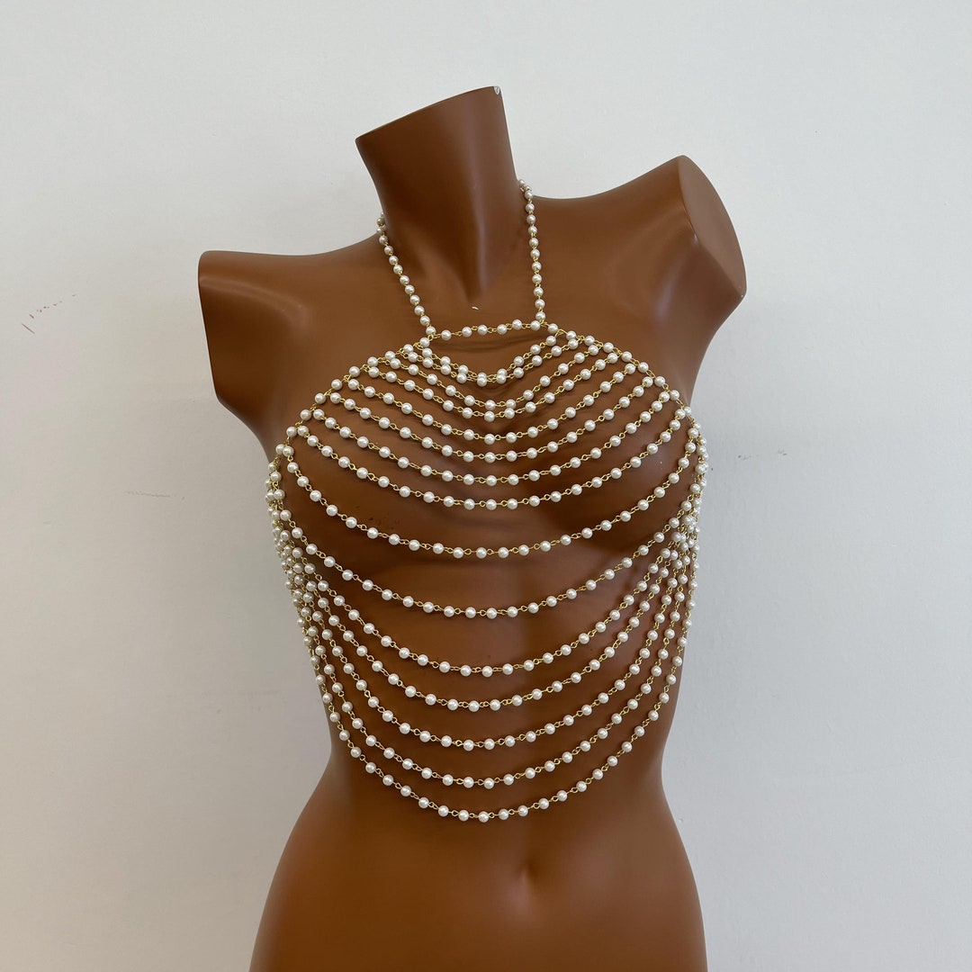 Fashion Bra Thong Body Chain Women