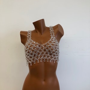 Perlen Körper Kette Schmuck Mode Unterwäsche Kette BH Kette Weste Kette Perle Schmuck
