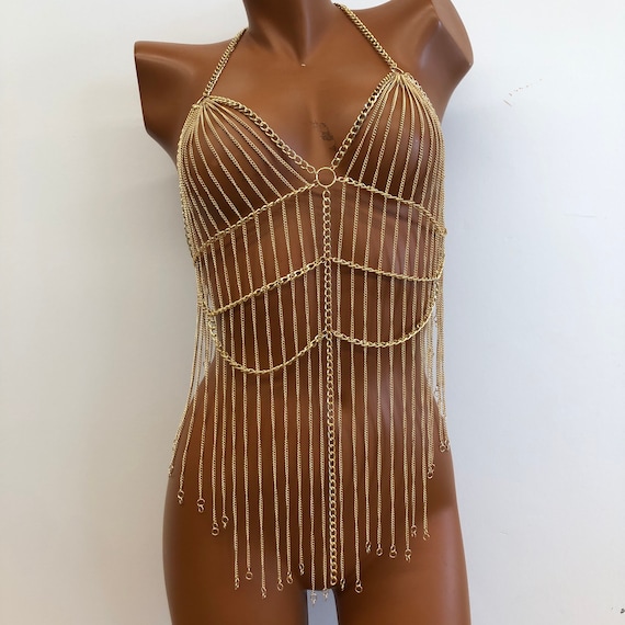 トップス KISHIDAMIKI chain bra 71W1bsEu5fL._AC_SY300_QL30_.jpg