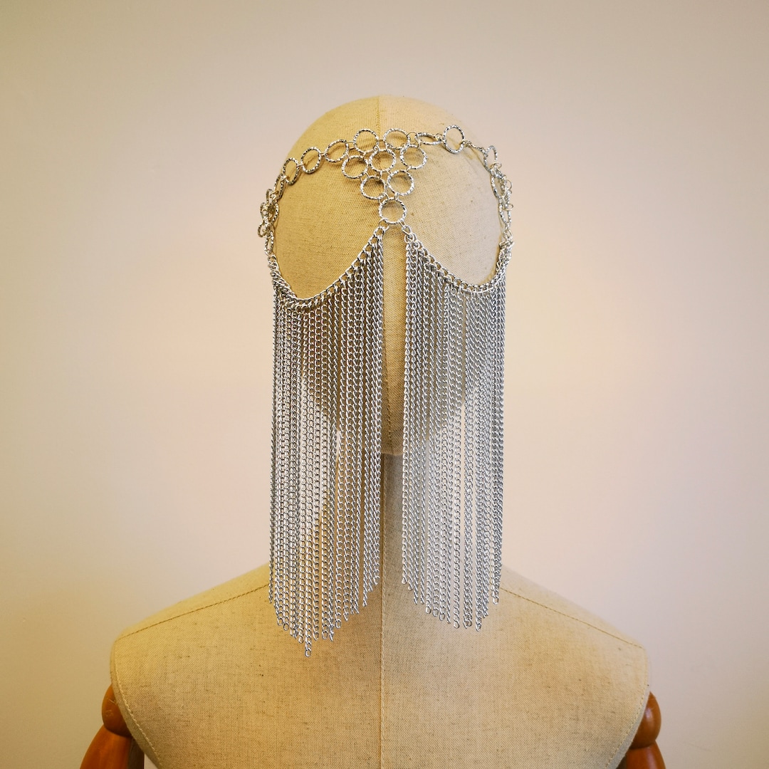 Face Chain Head Chain, Alloy Ring Hanging Chain Hair Chain, Headwear ...
