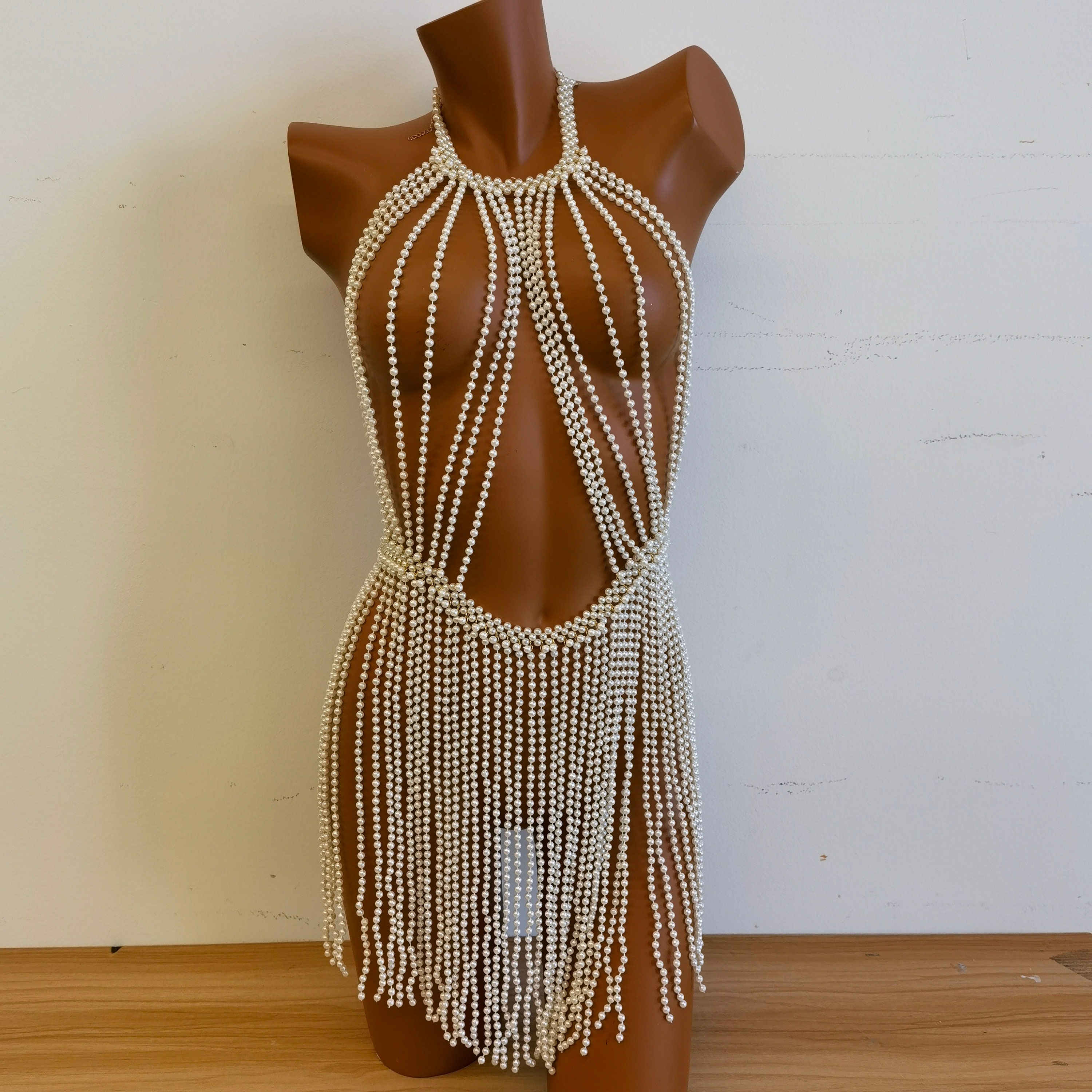 Backless Dress Pearl - Etsy