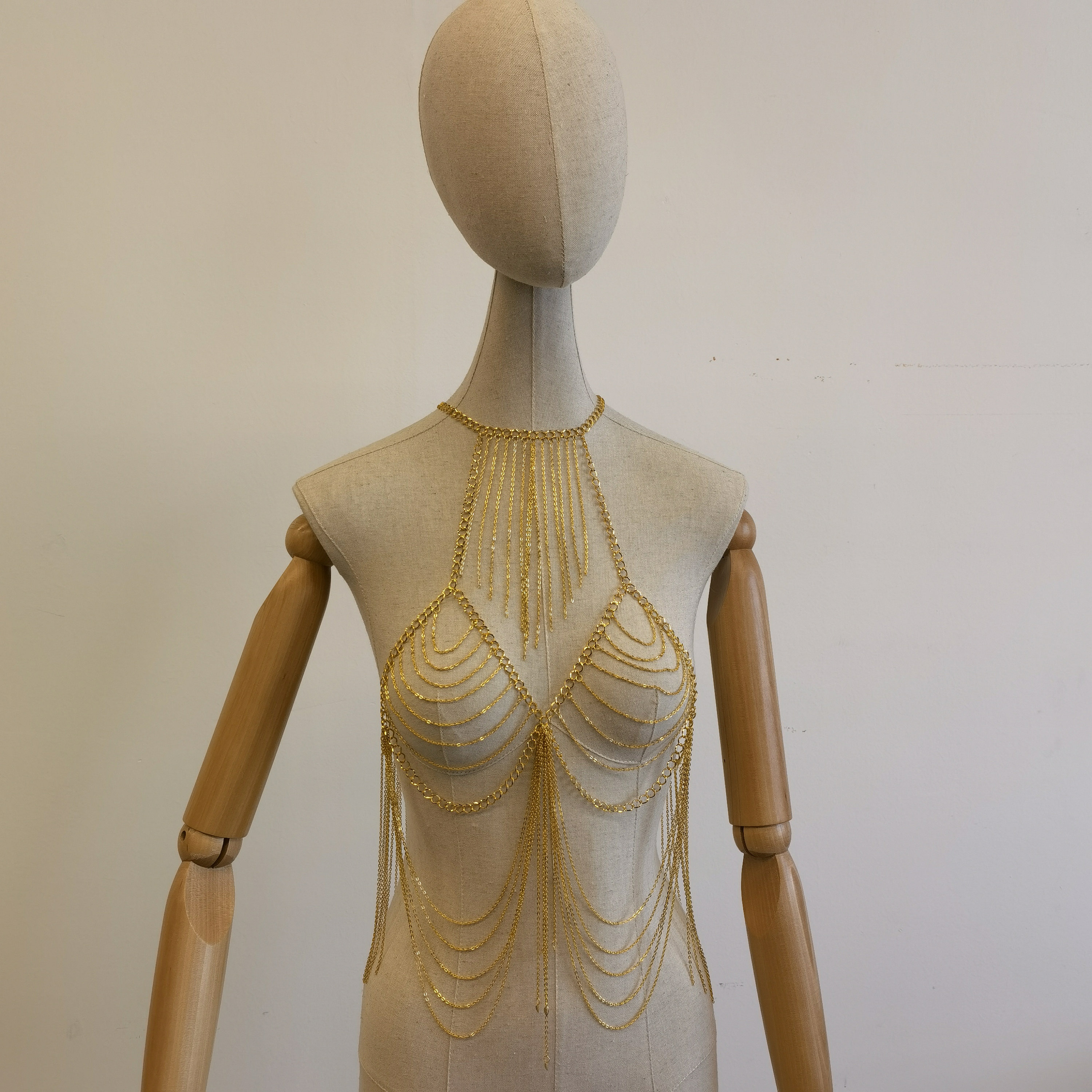 Full Body Chain Fashion Body Chain, Body Jewelry, Gold Body Chain, Body Necklace ...