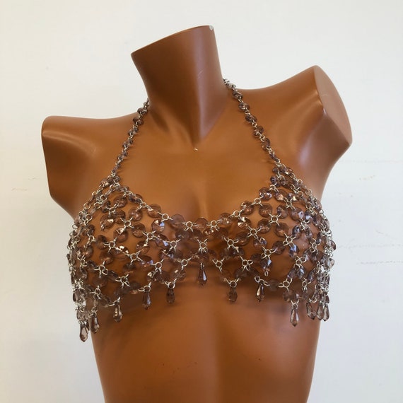 Beaded Body Chain Jewelry Fashion Underwear Chain Bra Chain Body Jewelry Etsy