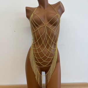 Women's Dress Chain/Festival Jewelry/Music Festival/Party Jewelry/Reebok/Fire Man/Nightclub Apparel