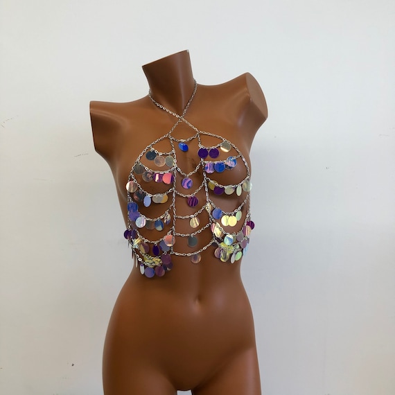 Fashion Colorful Bra Body Chain/women's Body Chain/holiday