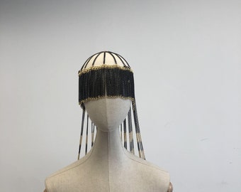Egyptian Headpiece for Women Wedding Headpiece Cleopatra Headpiece, Egyptian Headchain, Fire Man Festival,