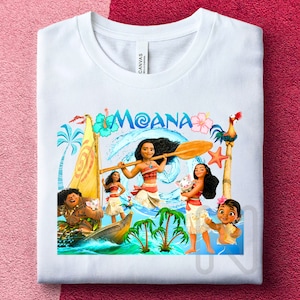 Moana Sublimation PNG, Geburtstagskind Shirt, Prinzessin Moana Girls, Moana Prinzessin, Sublimationsentwürfe