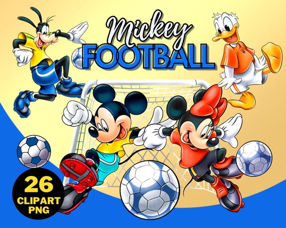 Mickey Football Clipart PNG, Mickey Mouse and Friends, Daisy