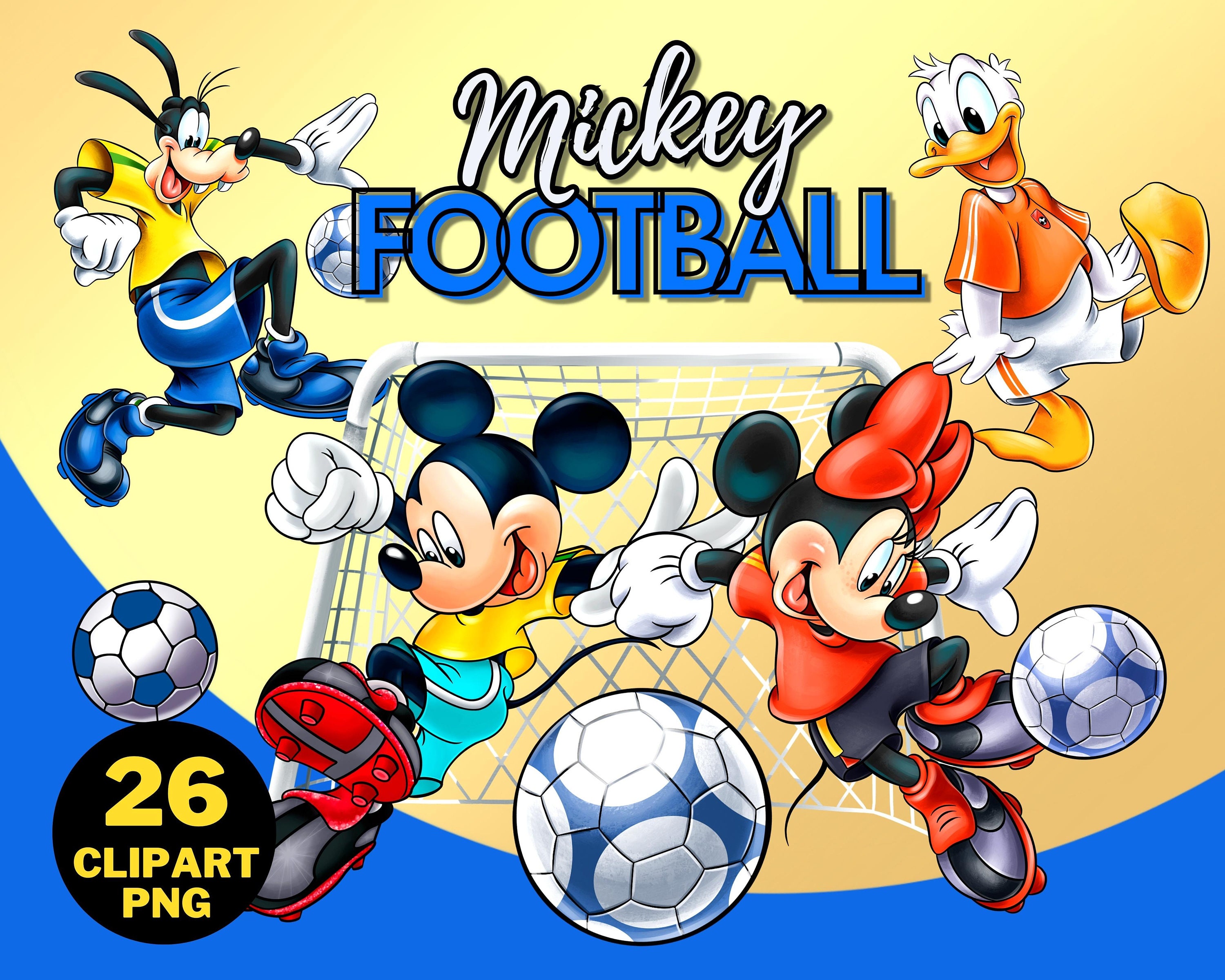 Mickey Football Clipart PNG, Mickey Mouse and Friends, Daisy