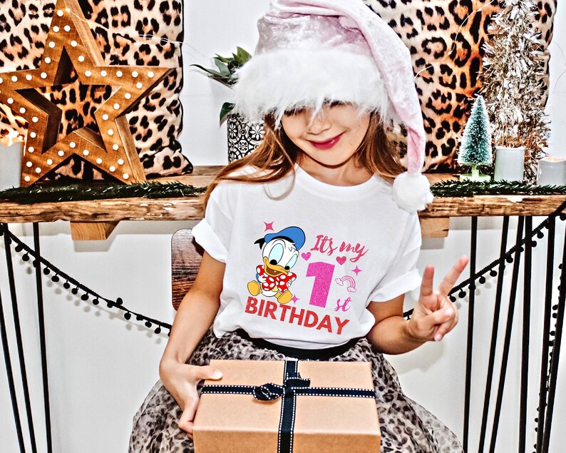 Donald Baby 1st Birthday Sublimation PNG Donald Duck Birthday - Etsy