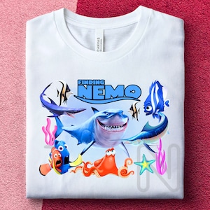 Finding Nemo Sublimation PNG, Clownfish Birthday Shirt, Fish Nemo Iron on Shirt, Nemo Sublimation