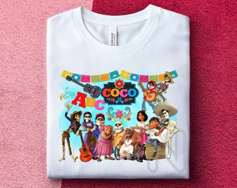Coco sublimatie PNG, Coco Miguel Rivera, verjaardagsfeestje shirt, Coco sublimatie ontwerpen