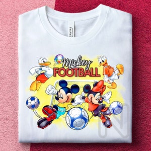 Mickey Football Sublimation PNG, Mickey Mouse and Friends, Mickey Sport, Mickey Football T-shirt Designs