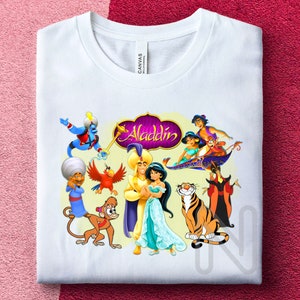 Aladdin Jasmine Sublimation PNG, Jasmine Birthday Girl Shirt, Princess Jasmine Sublimation Designs