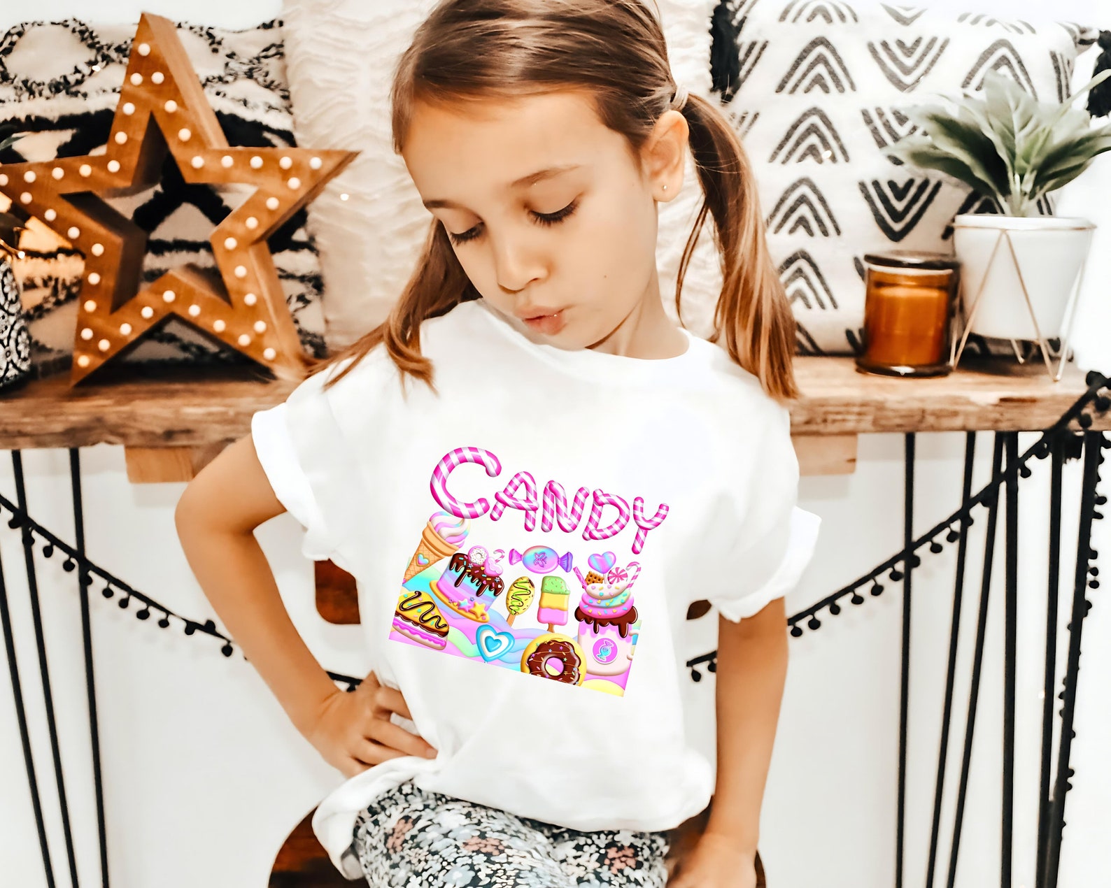 T-shirt dress - FOREVER SWEET - Colorful candy mix print main image 0