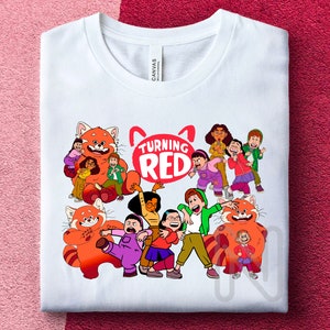 Volviendo a la sublimación roja PNG, Volviendo Panda rojo, Camisa de fiesta de cumpleaños, Transferencia de calor, Volviendo diseños rojos