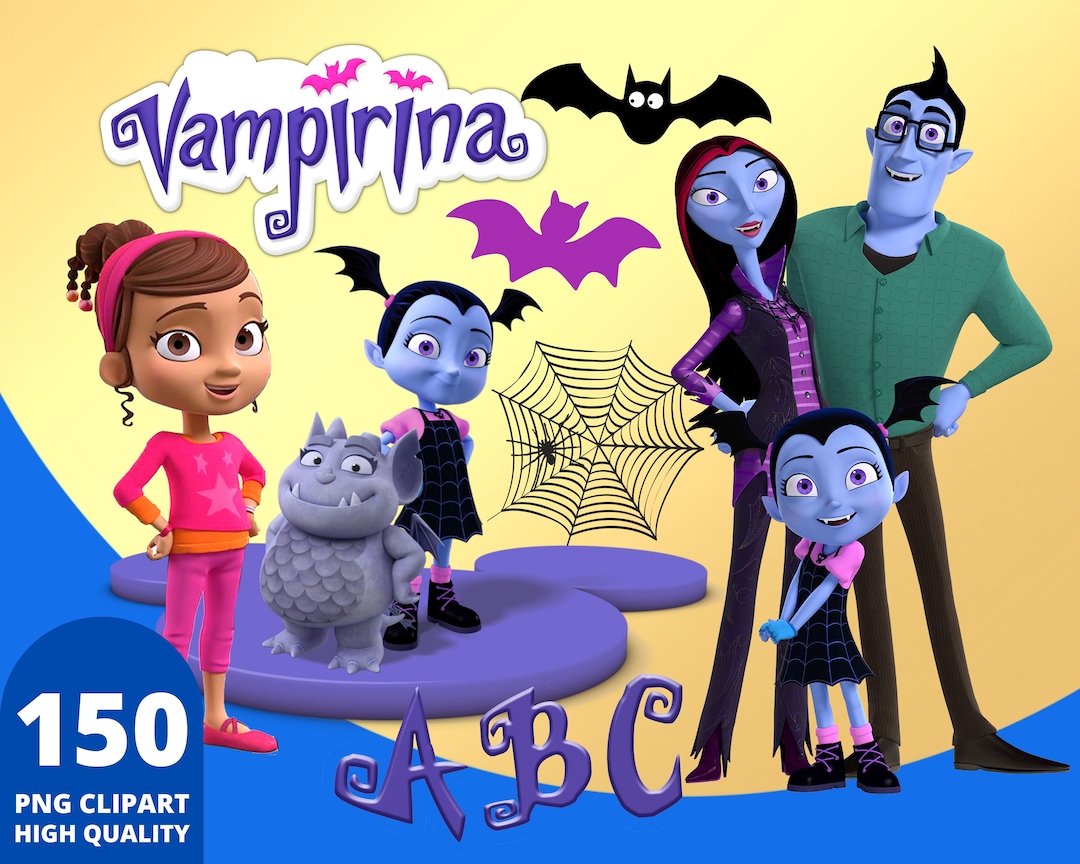 Vampirina Clipart PNG, Vampirina Illustration, Vampirina Bat, Birthday ...