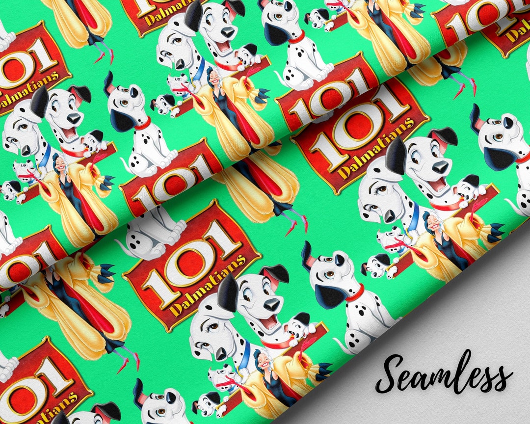 101 Dalmatians Seamless Papers Dalmatians Digital Papers Etsy
