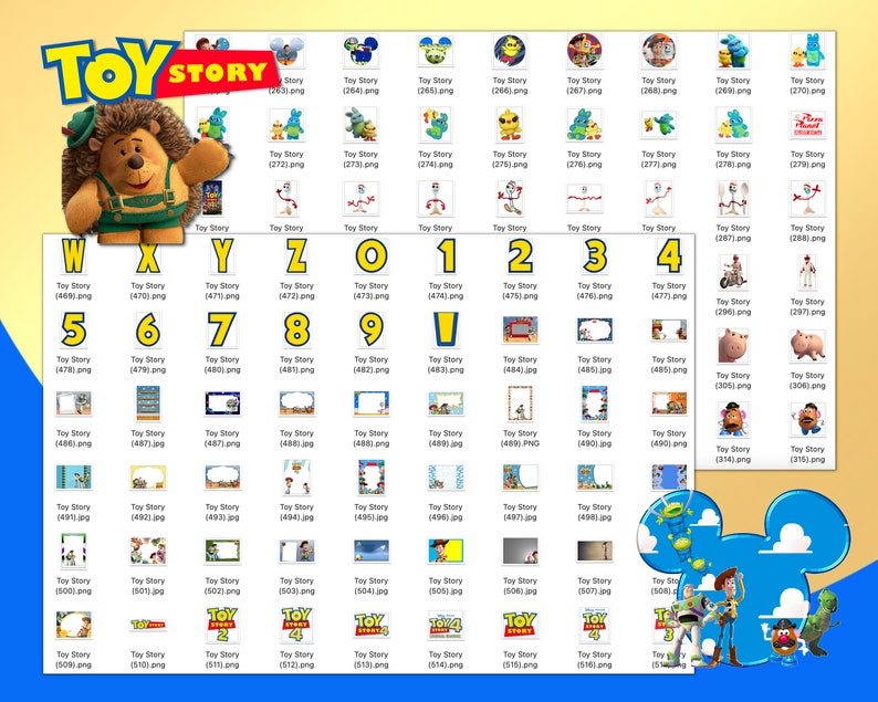 Toy Story Clipart PNG, Woody, Buzz Lightyear, Bullseye Images, Toy ...
