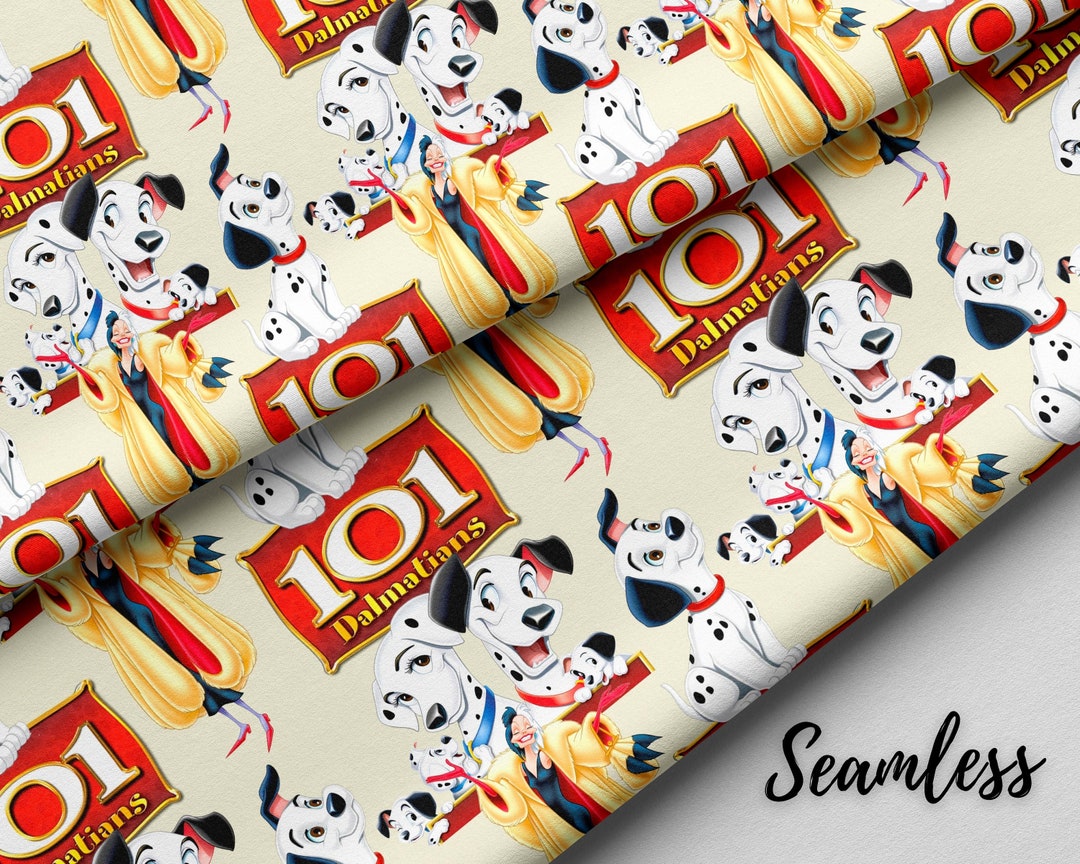 101 Dalmatians Seamless Papers Dalmatians Digital Papers Etsy
