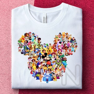 Sublimation PNG Mickey Mouse, chemise d&#39;anniversaire Mickey Mouse, dessins de Tshirt enfants, Mickey Sublimation