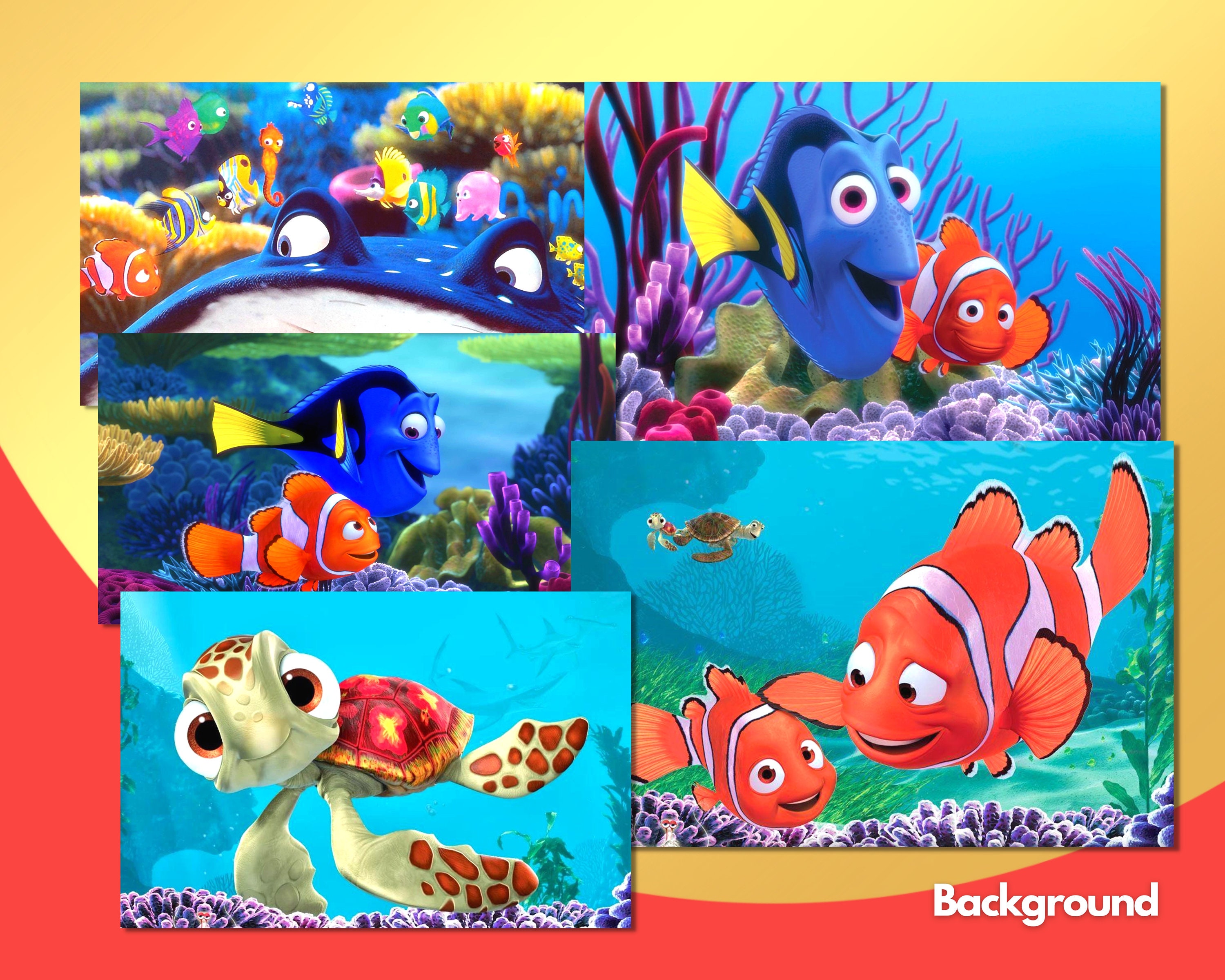Nemo Fish Design Finding Nemo Clipart PNG, Nemo SVG, Finding Clownfish, Fish Nemo, Nemo ...