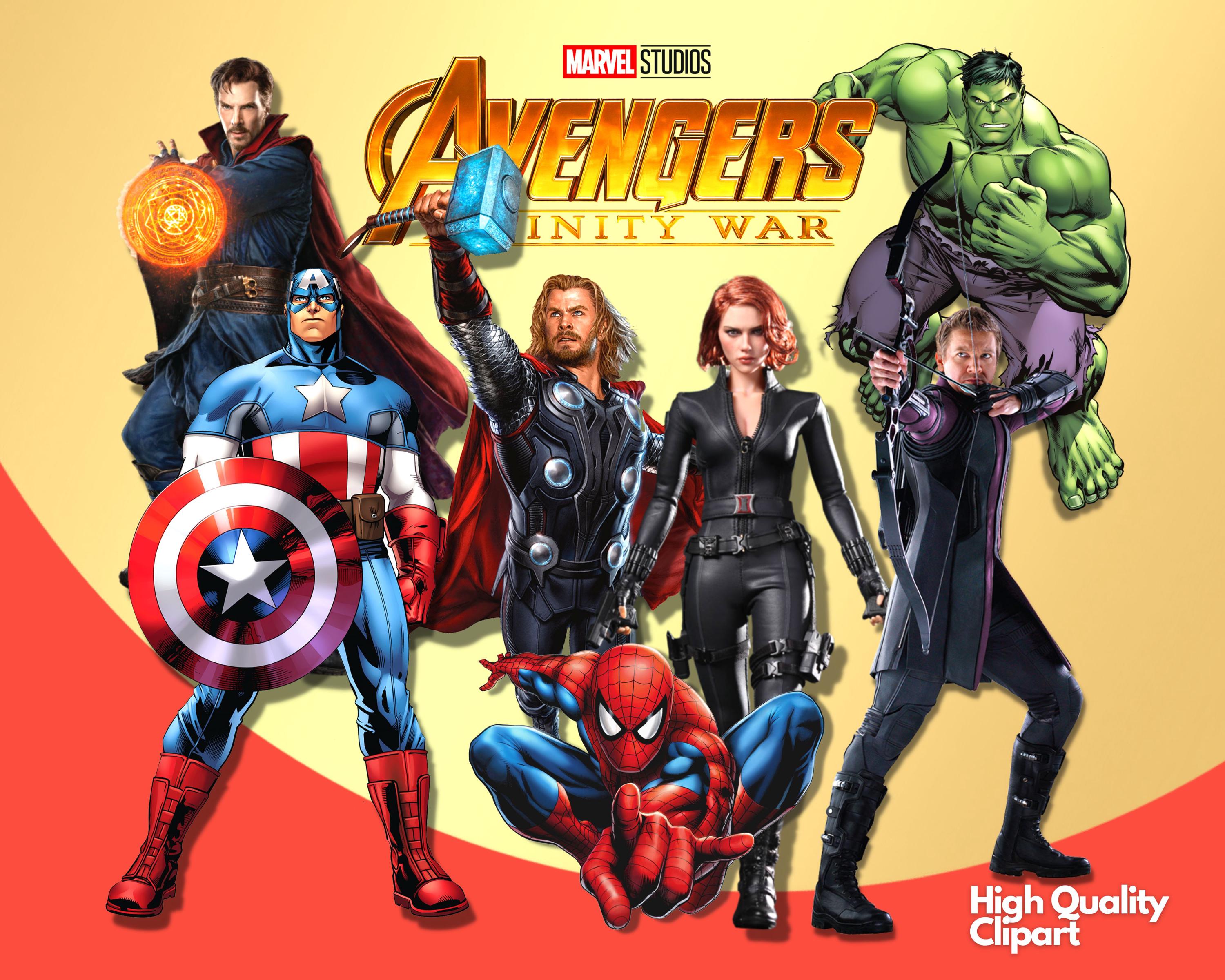 マーベル アベンジャーズ クリップアート PNG、マーベル スーパー
