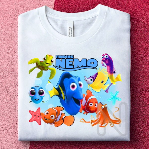 Finding Nemo Sublimation PNG, Finding Clownfish Birthday Shirt, Fish Nemo Iron on Shirt, Nemo Sublimation