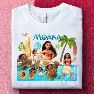 Moana Sublimation PNG, Geburtstagskind Shirt, Prinzessin Moana Girls, Moana Prinzessin, Sublimationsentwürfe