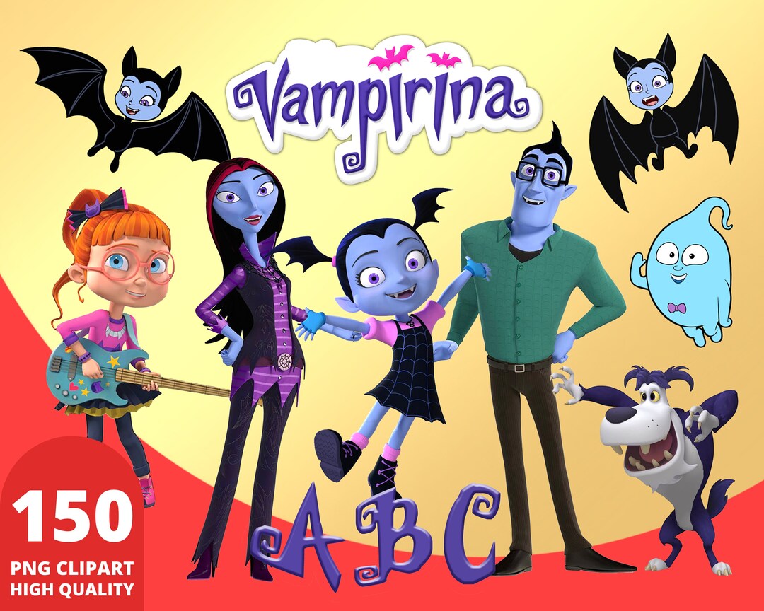 Vampirina Clipart PNG, Vampirina Illustration, Vampirina Bat, Birthday ...