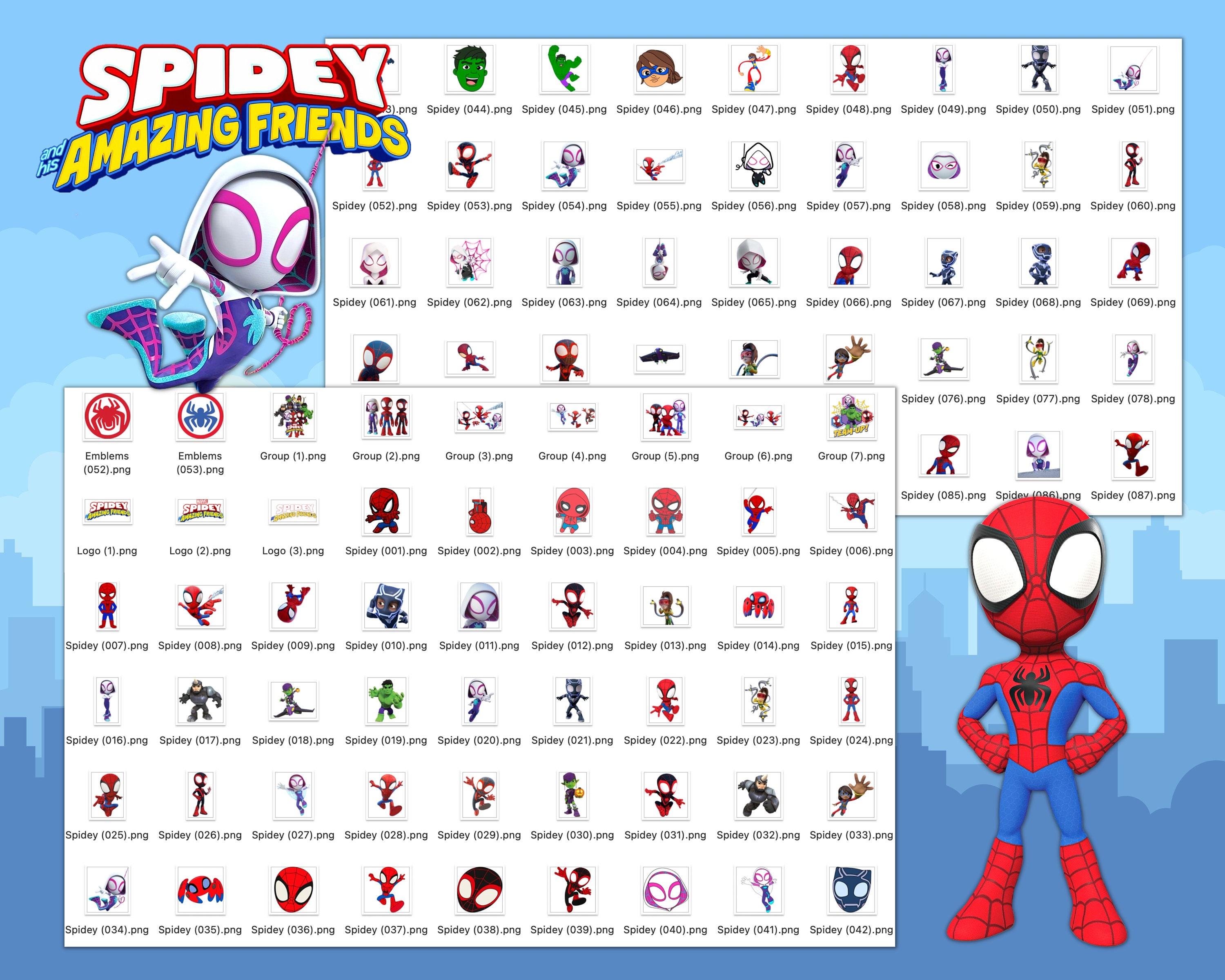 Spidey And His Amazing Friends Clipart PNG Spidey Superhero Etsy Spidey And His Amazing Friends Clipart PNG Spidey Superhero Etsy