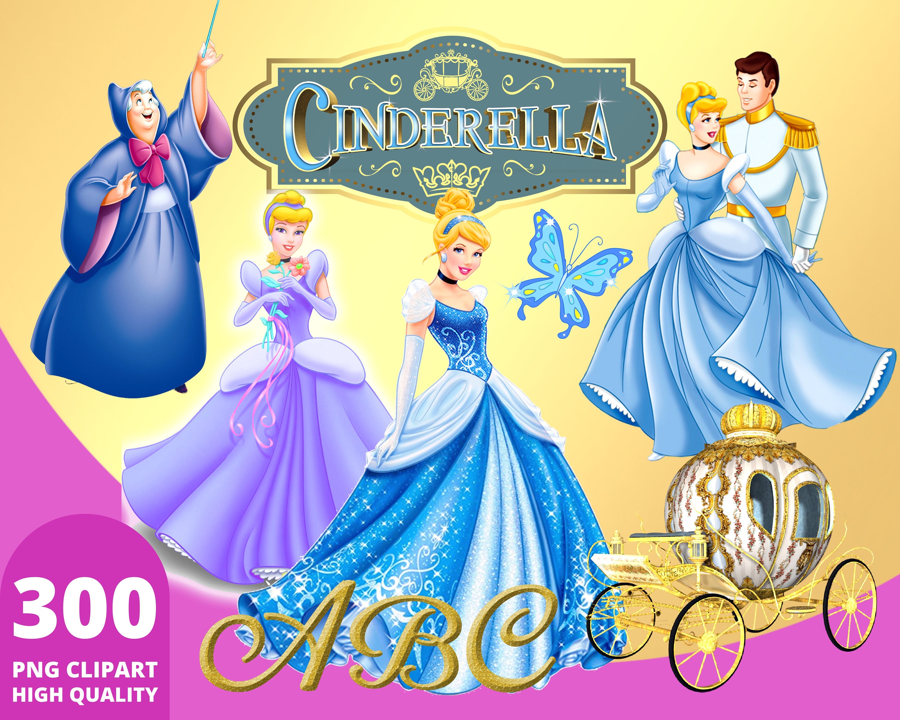 Cinderella Clipart PNG, Cinderella Illustration, Castle PNG