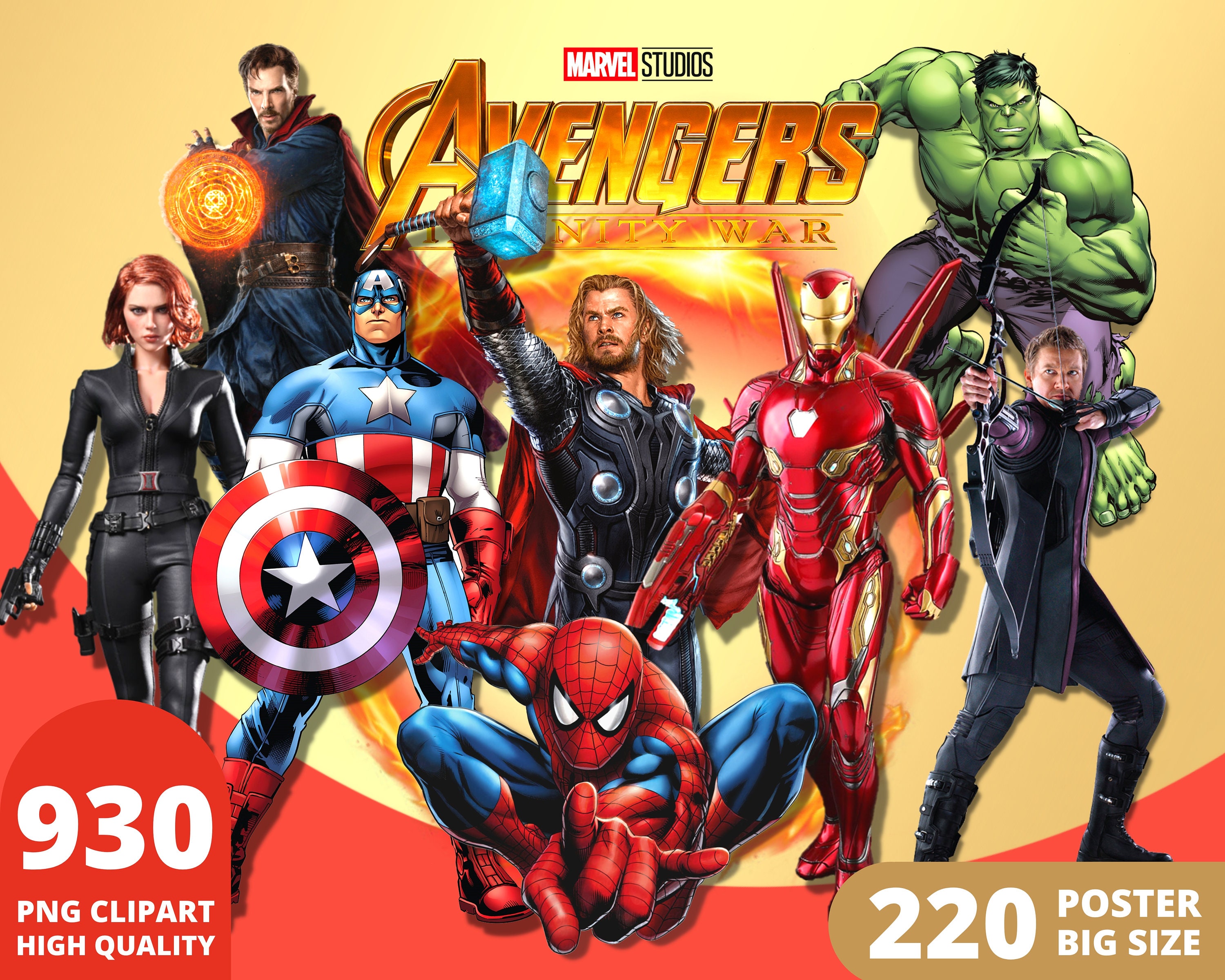 Lot décoration anniversaire Avengers Marvel super Hero