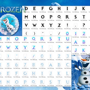 Frozen Clipart PNG, Frozen SVG, Princesa Frozen Elsa, Anna, Olaf, Dibujos animados de princesa congelada, Carteles congelados imagen 10