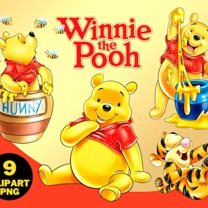Winnie de Poeh aquarel clipart png, Winnie Bear cartoon shirt, Pooh Bear verjaardagscadeau, Winnie Pooh sublimatie png