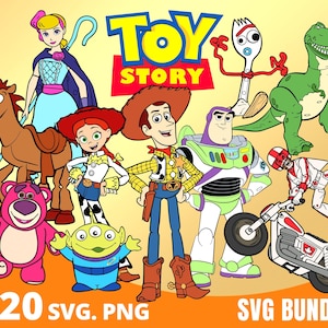 Toy Story SVG Bundle, Woody Clipart PNG, Buzz Lightyear, Toy Story Cut Files, Sublimation Designs, Layered SVG