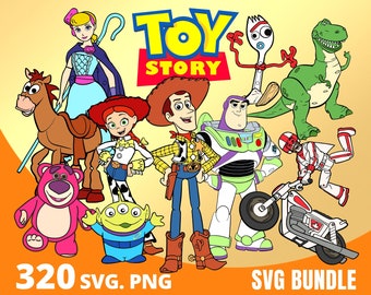 Toy Story SVG Bundle, Woody Clipart PNG, Buzz Lightyear, Toy Story Cut Files, Sublimation Designs, Layered SVG