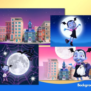 Vampirina Clipart PNG, Vampirina Illustration, Vampirina Bat, Birthday ...