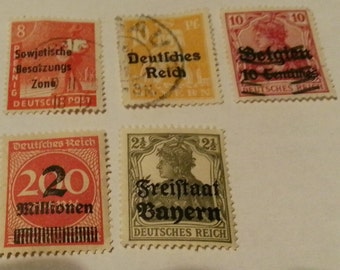 Briefmarken mit seltenen Stempeln