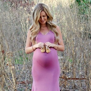 Simple Baby Shower Maternity Gown