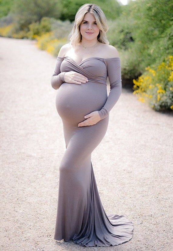 Ruched Sweetheart Maternity Dress - Sexy Mama Maternity