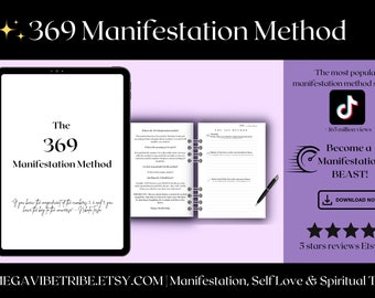 369 manifestation method journal page PDF manifestation journal, manifestation techniques, manifestation coach, money manifestation